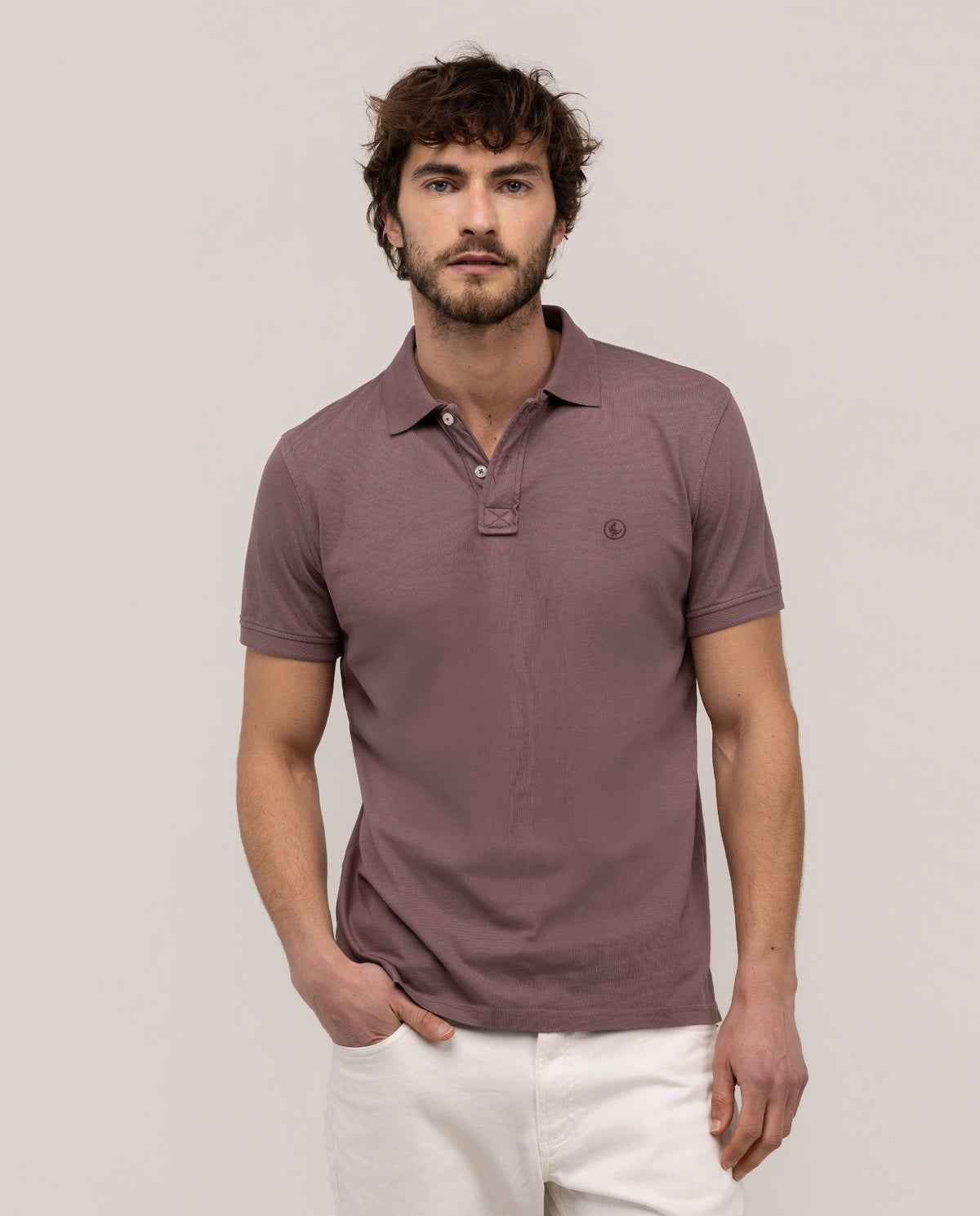 Polo Single Jersey EL GANSO HOMBRE MORADO