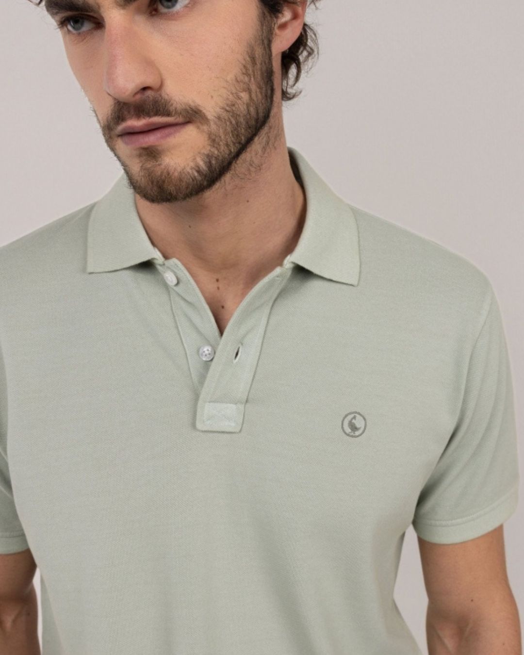 Polo Piqué Garment Dyed EL GANSO HOMBRE VERDE