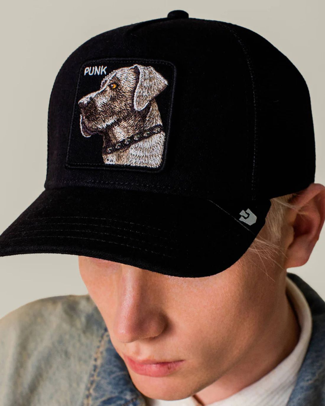 GORRA GORIN BROSS PUNK DAWG COLOR NEGRO