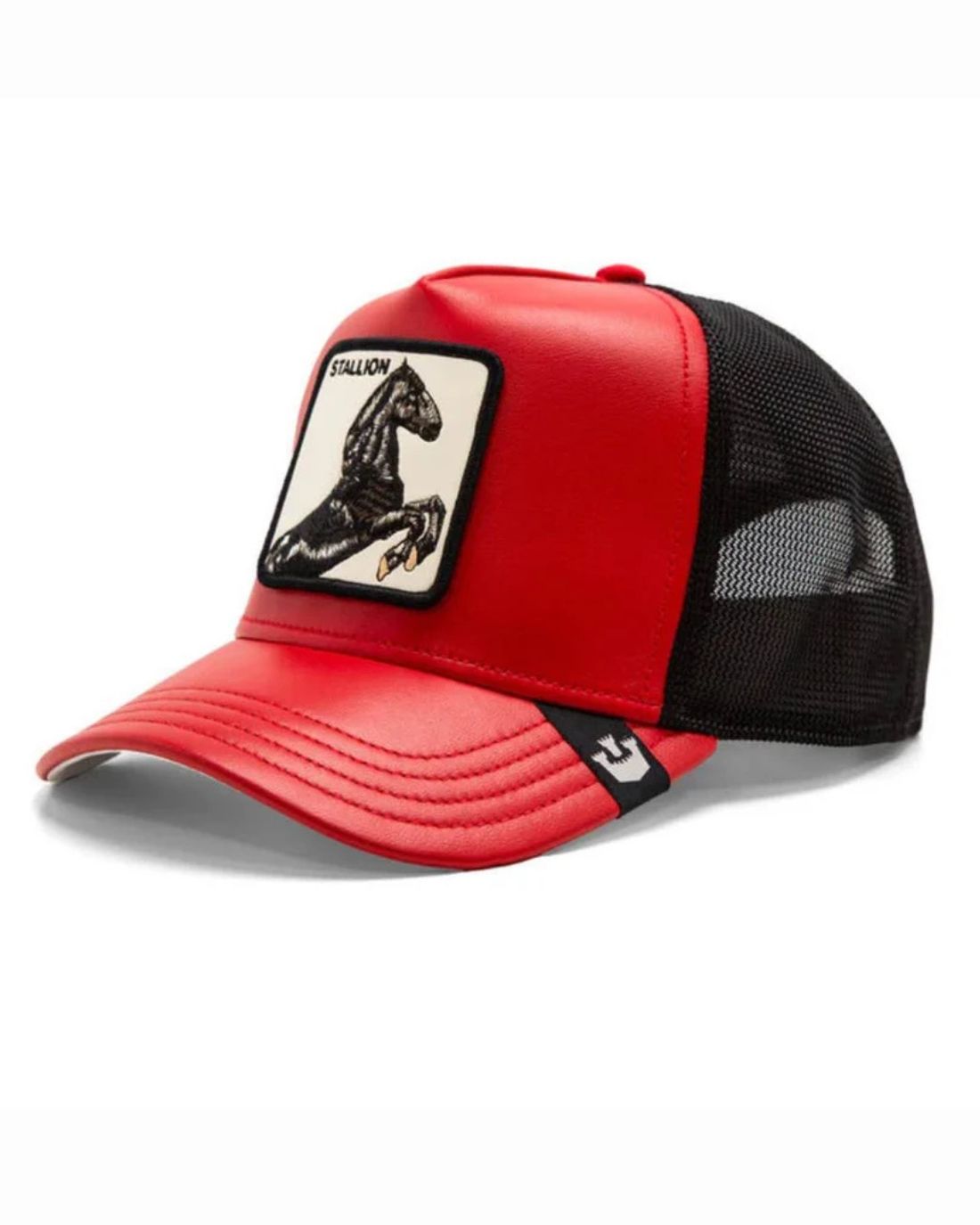 GORRA GORIN BROSS SHLEATHER STALLION COLOR ROJO