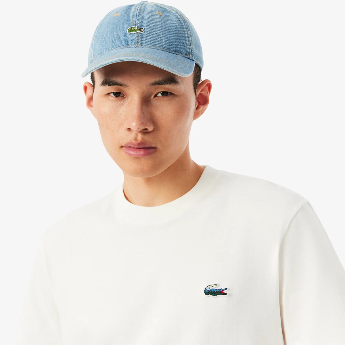 LACOSTE TH589970V CAMISETA WHITE