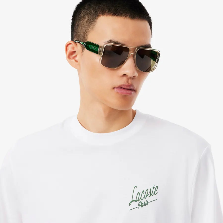 LACOSTE TH5948001 CAMISETA MULTI ESTAMPADA WHITE