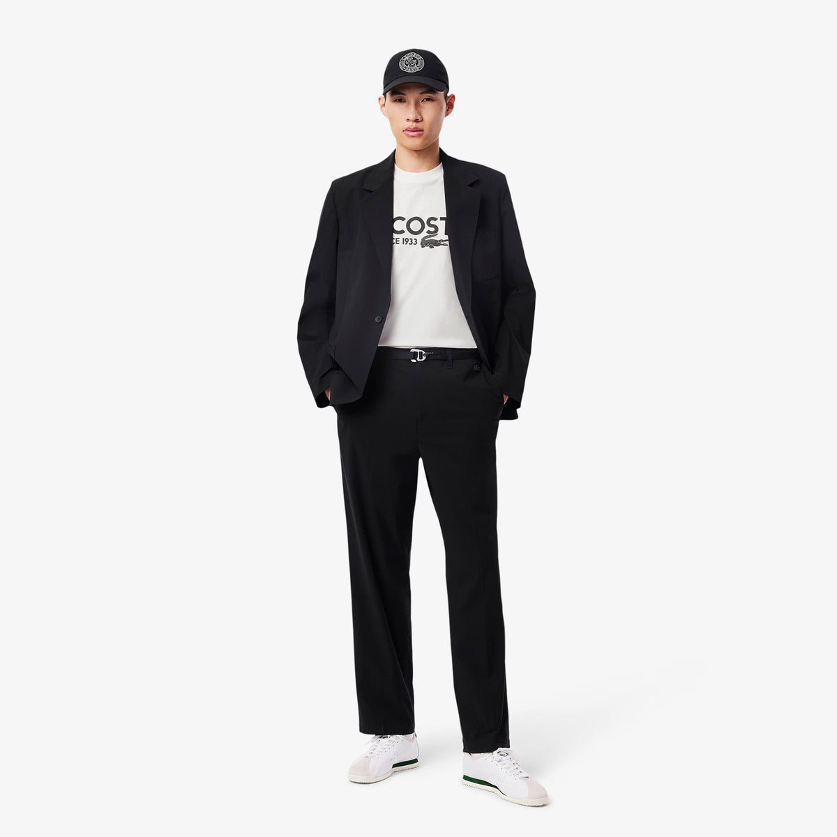 LACOSTE TH654123001 CAMISETA DE ALGODON ESTAMPADA WHITE