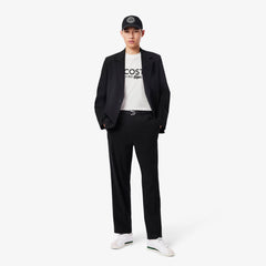 LACOSTE TH654123001 CAMISETA DE ALGODON ESTAMPADA WHITE