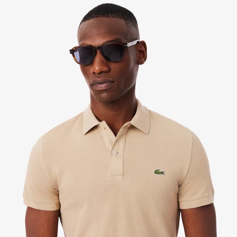 LACOSTE PH401202S POLO L.12.12 PIQUE SLIM FIT BEIGE