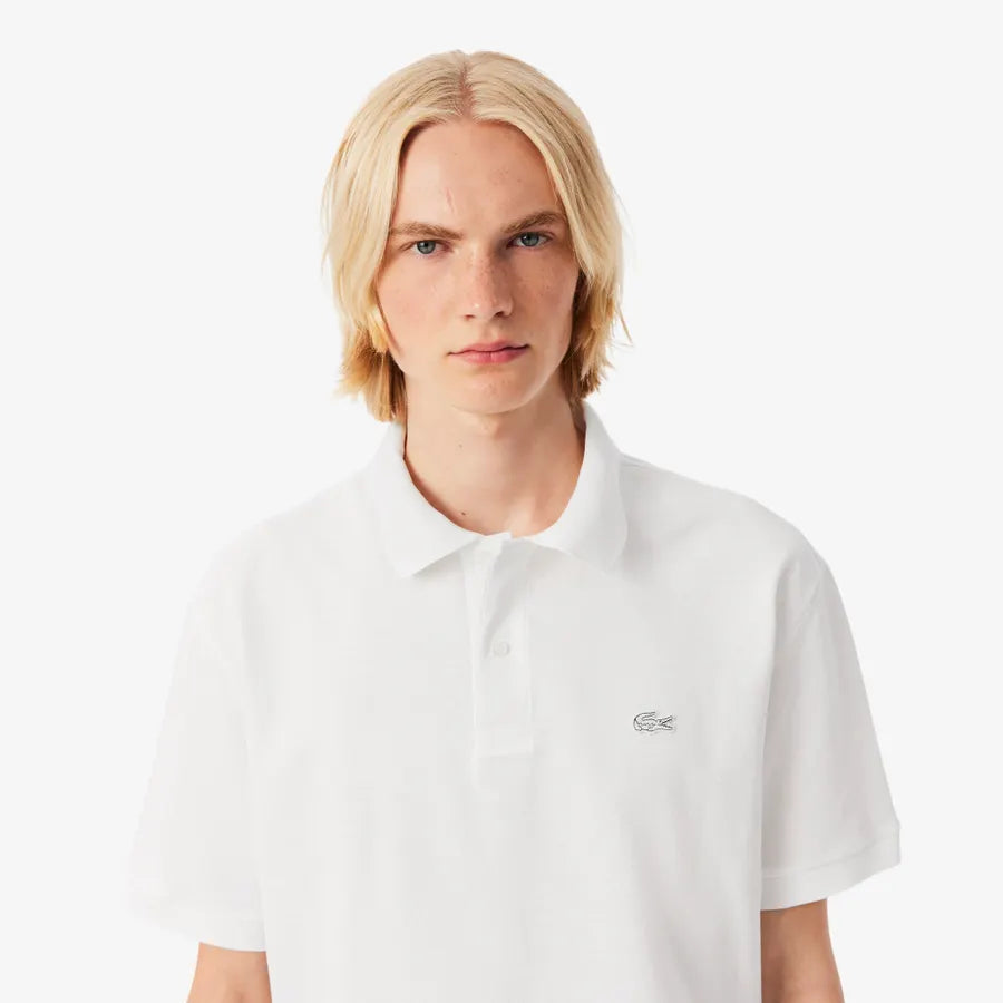 LACOSTE PH7757001 POLO PIQUE PESADO FIT HOLGADO WHITE