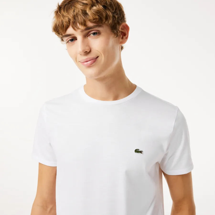 CAMISETA LACOSTE HOMBRE BLANCO TH6709001