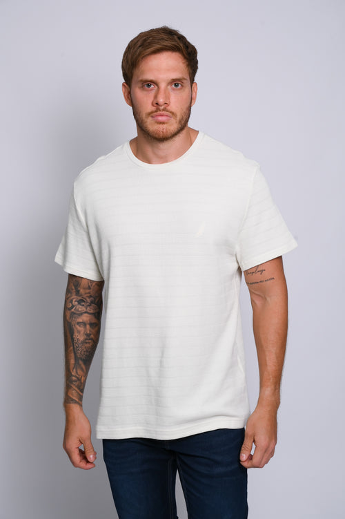 NAUTICA CAMISETAS DE HOMBRE BEIGE