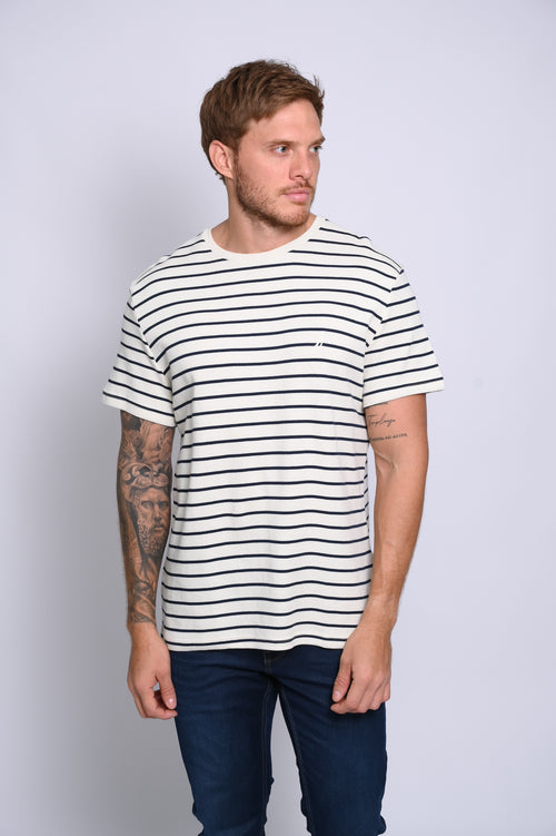 NAUTICA CAMISETAS DE HOMBRE BEIGE