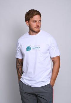 NAUTICA CAMISETAS DE HOMBRE BLANCO