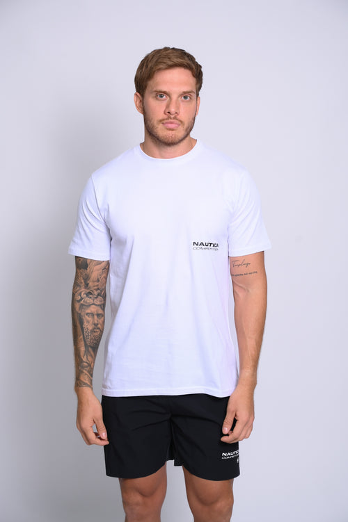 NAUTICA CAMISETAS DE HOMBRE BLANCO