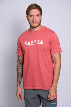 NAUTICA CAMISETAS DE HOMBRE ROJO