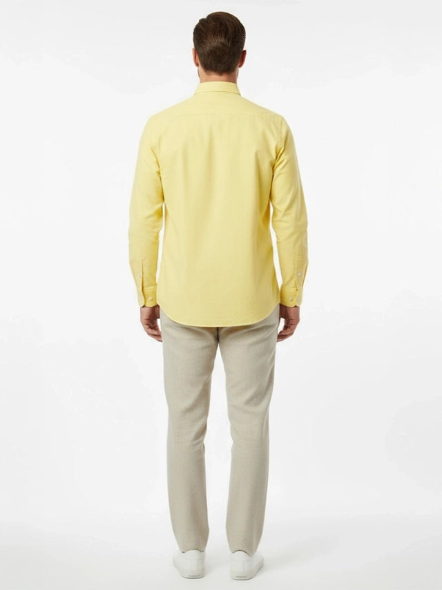 NAUTICA CAMISA M/L DE HOMBRE AMARILLO W74V01-7SN