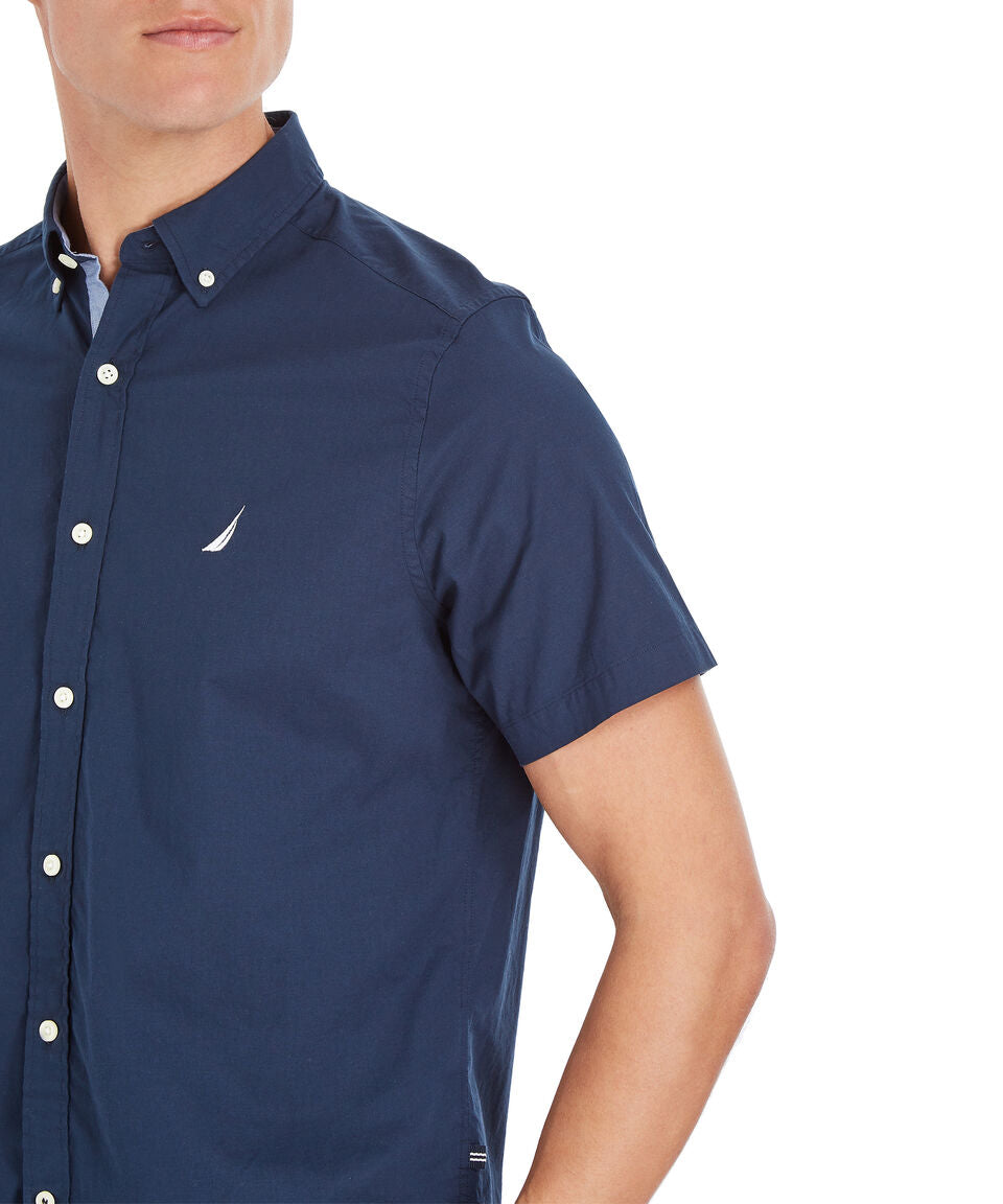 NAUTICA CAMISA M/C DE HOMBRE AZUL W74V02-4NV