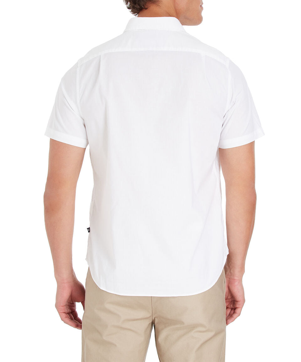 NAUTICA CAMISA M/C DE HOMBRE BLANCO W74V02-1BW