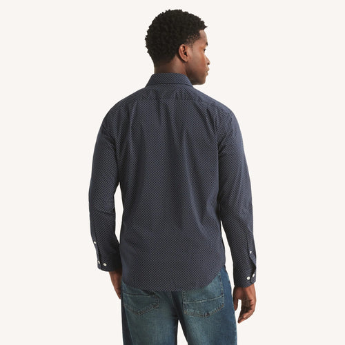 NAUTICA CAMISA M/L DE HOMBRE AZUL WR5834-4VN