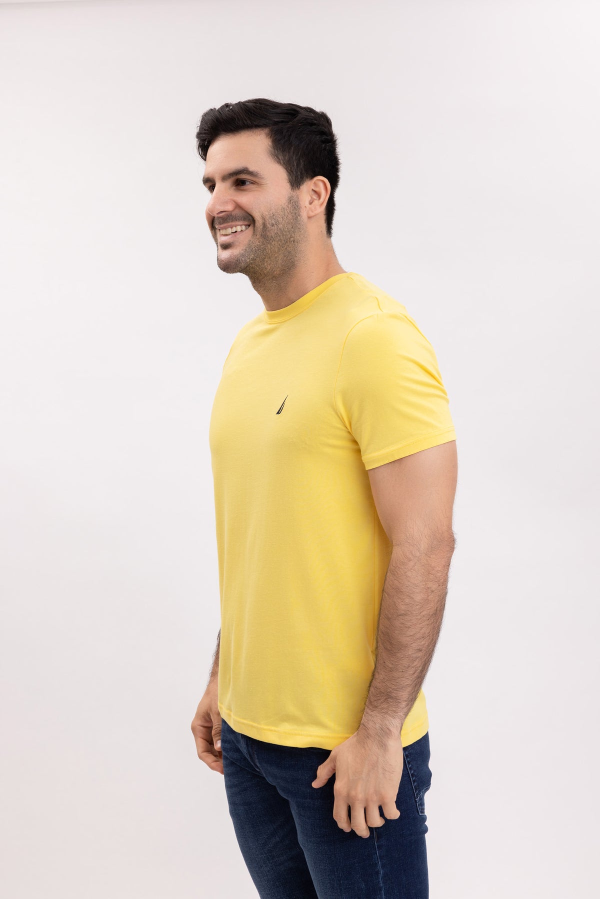 NAUTICA T-SHIRT M/C DE HOMBRE AMARILLO 27000V-72A