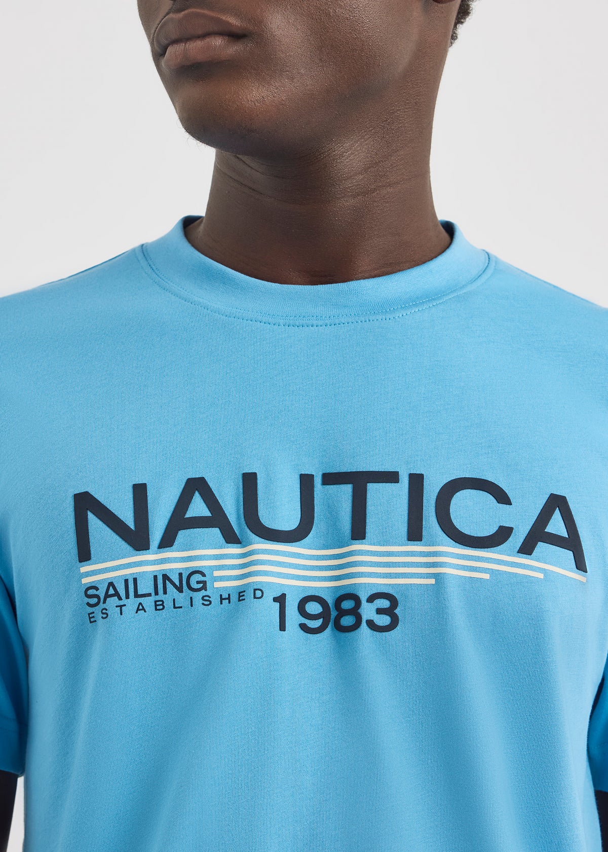 NAUTICA T-SHIRT M/C DE HOMBRE AZUL N1U04119-402