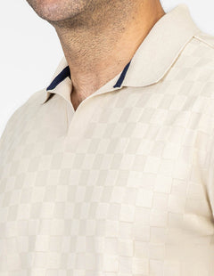 NAUTICA PLAYERA DE HOMBRE M/C BEIGE K65017-1MS