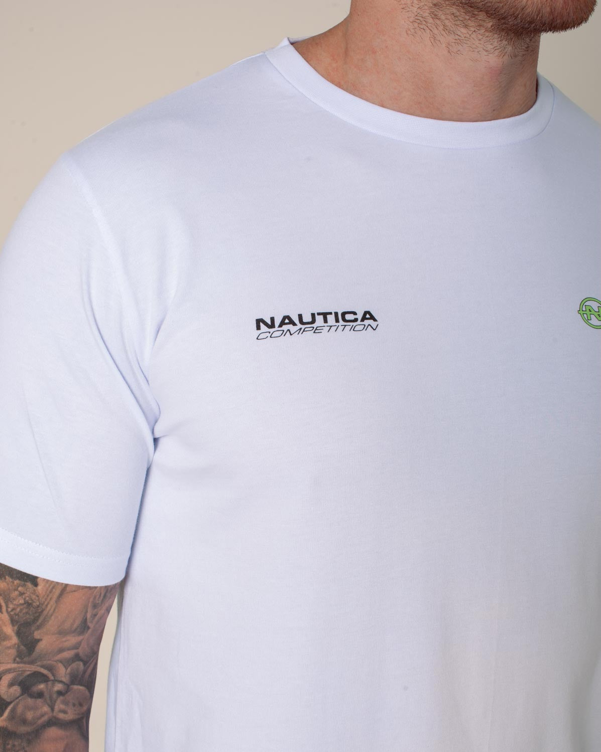 NAUTICA T-SHIRT M/C DE HOMBRE BLANCO N7U04138-908