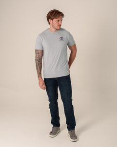 NAUTICA T-SHIRT M/C DE HOMBRE GRIS VR5805-0GH