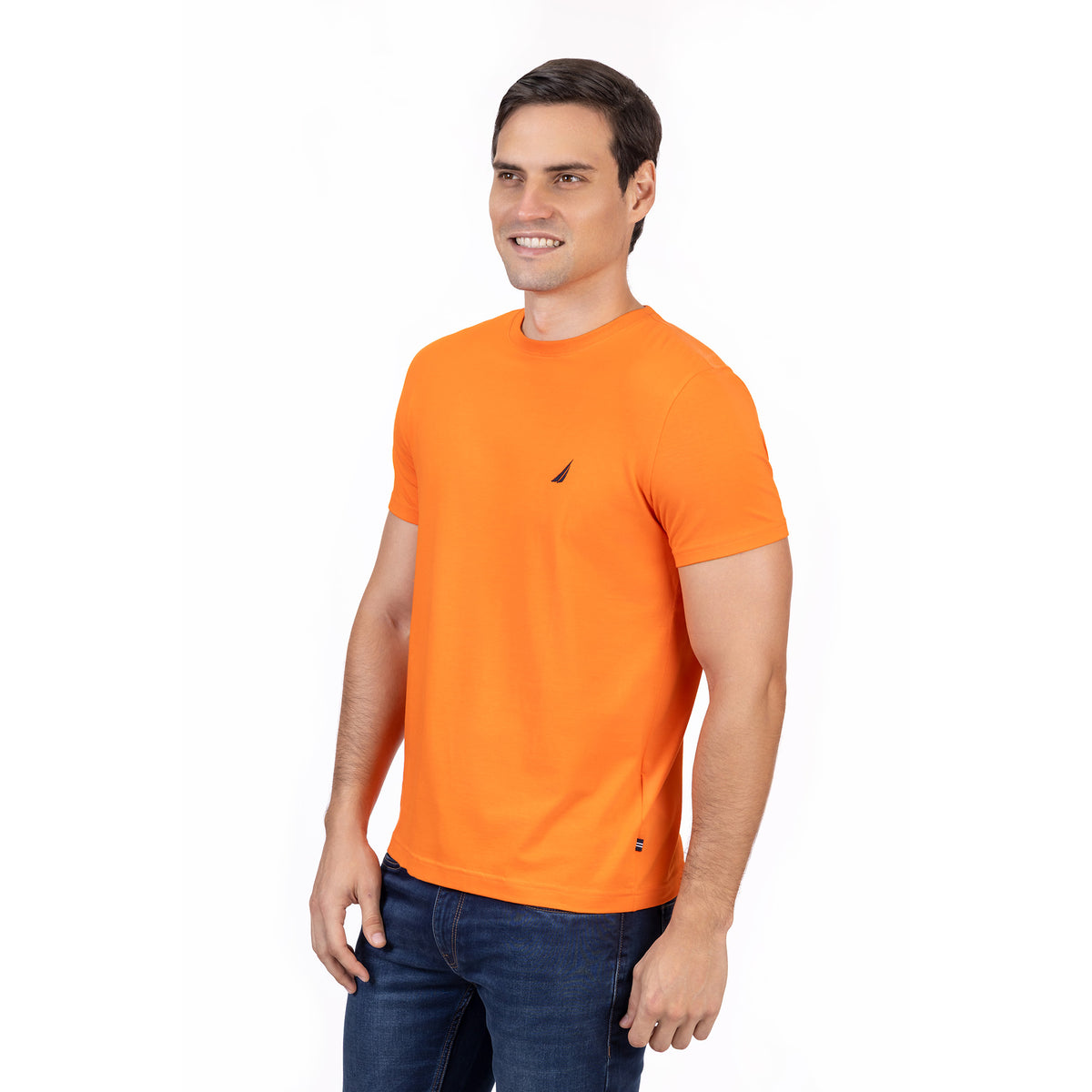 NAUTICA T-SHIRT M/C DE HOMBRE NARANJA 27000V-8PR
