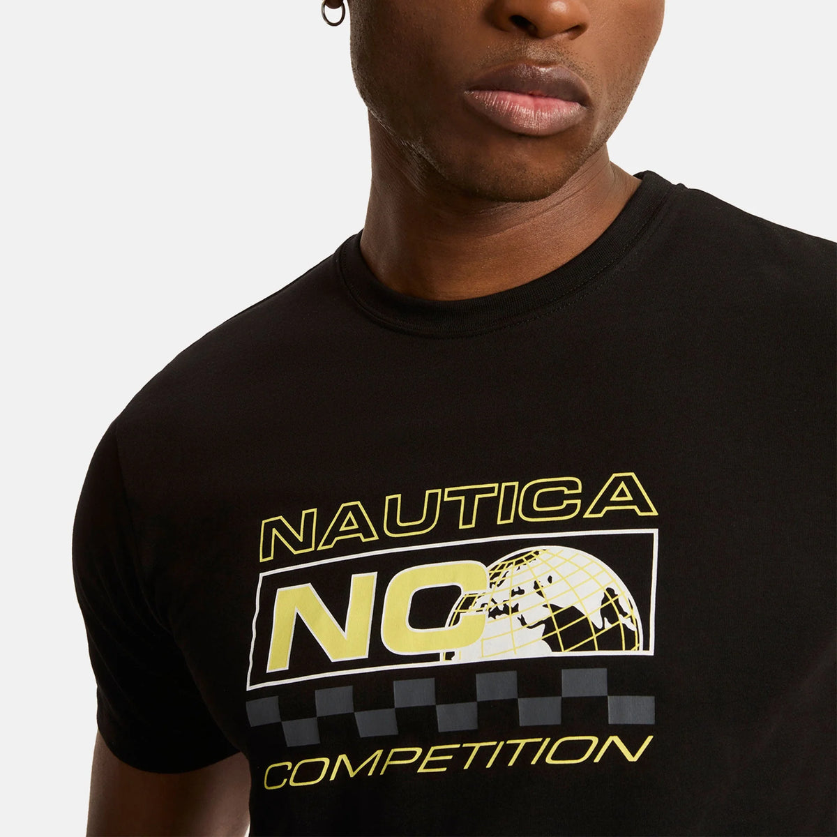 NAUTICA T-SHIRT M/C DE HOMBRE NEGRO N7S03379-11