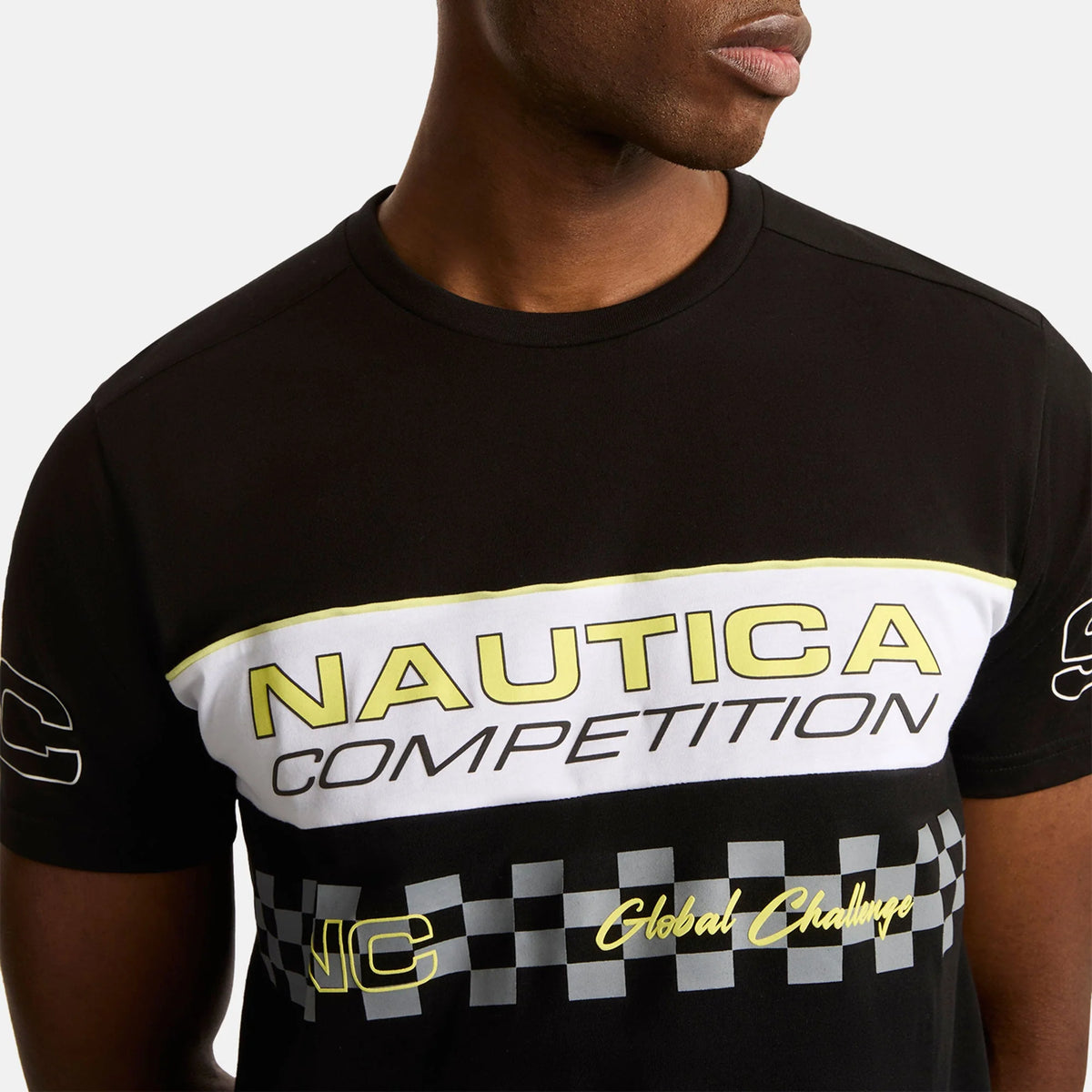 NAUTICA T-SHIRT M/C DE HOMBRE NEGRO N7S03382-11