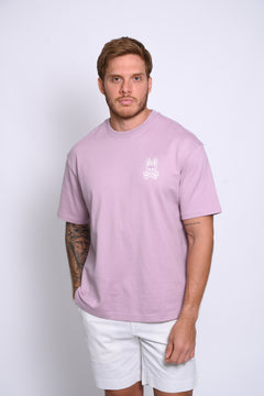 PSYCHO BUNNY CAMISETA HOMBRE FANTASIA MORADO