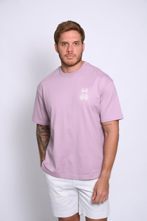 PSYCHO BUNNY CAMISETA HOMBRE FANTASIA MORADO