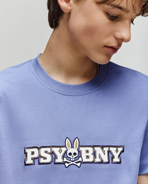 psycho bunny camiseta niño fantasia azul