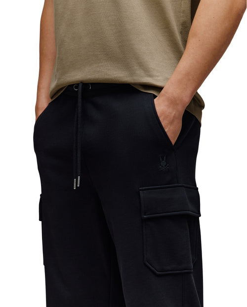 psycho bunny pantalon hombre deportivo negro