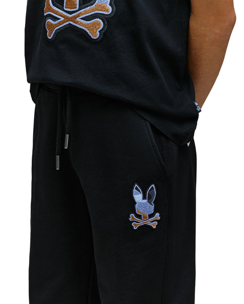 psycho bunny pantalon niño deportivo negro