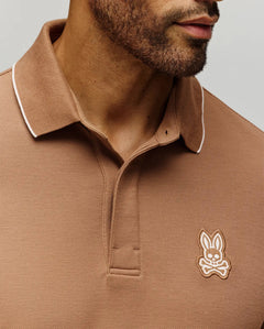 psycho bunny polo manga corta hombre fantasia marron