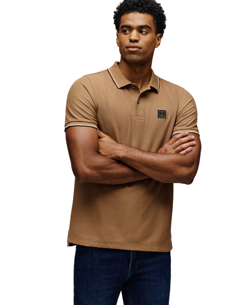 psycho bunny polo manga corta hombre fantasia marron