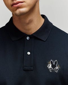psycho bunny polo manga corta hombre fantasia negro