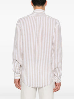 CAMISA M/L RALPH LAUREN HOMBRE 5138C COASTAL BEIGE/WHITE 710969636002