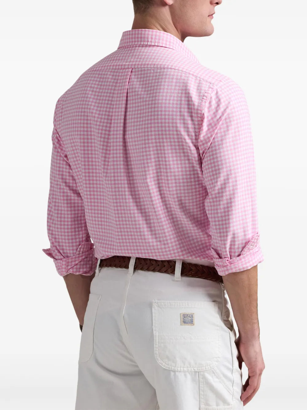 CAMISA M/L RALPH LAUREN HOMBRE 4338C PINK/WHITE 710853129003