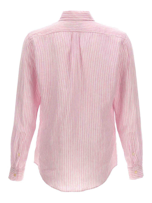 CAMISA M/L RALPH LAUREN HOMBRE 5137B PINK/WHITE 710873446002
