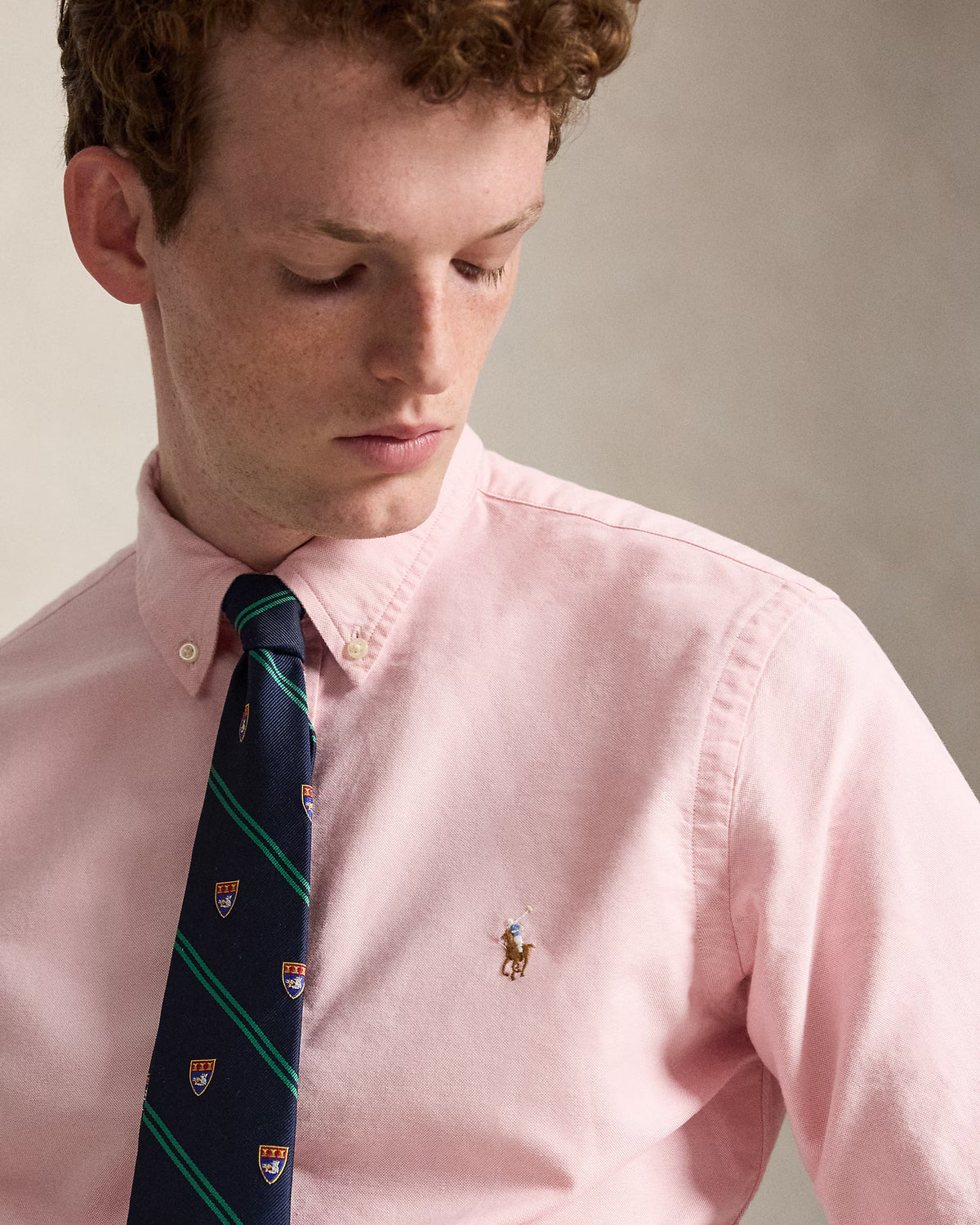 CAMISA M/L RALPH LAUREN HOMBRE BSR PINK 710549084008