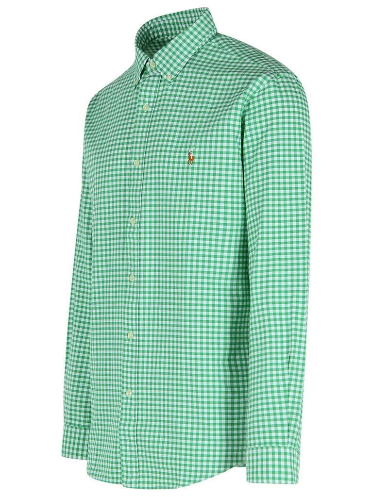 CAMISA M/L RALPH LAUREN HOMBRE 4338H SUMMER EMERALD/WHITE 710853129004