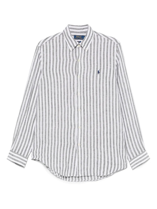 CAMISA M/L RALPH LAUREN HOMBRE 5138B NEW OLIVE/WHITE 710969636001