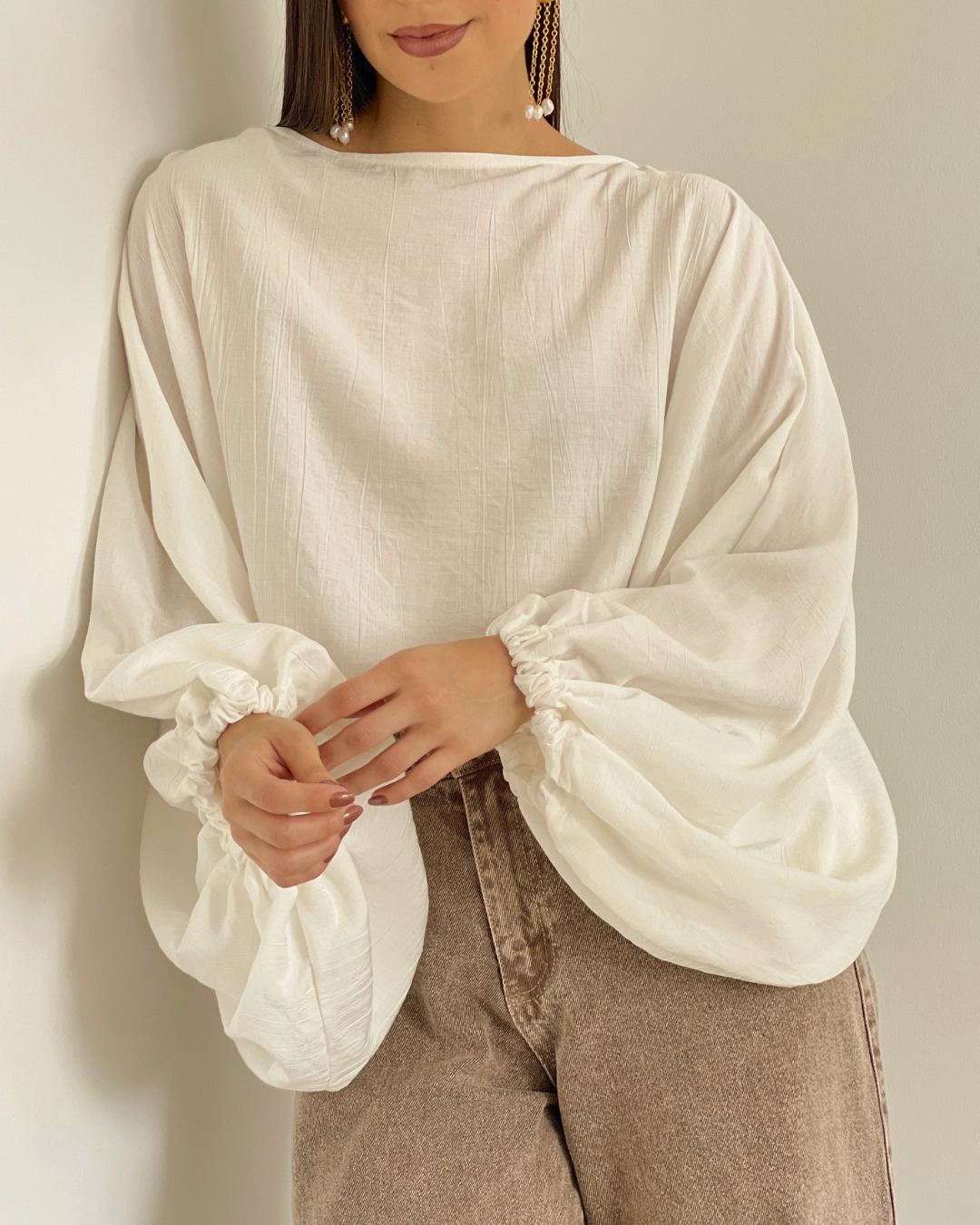 BLUSA PRIMIA P.077 BLANCO