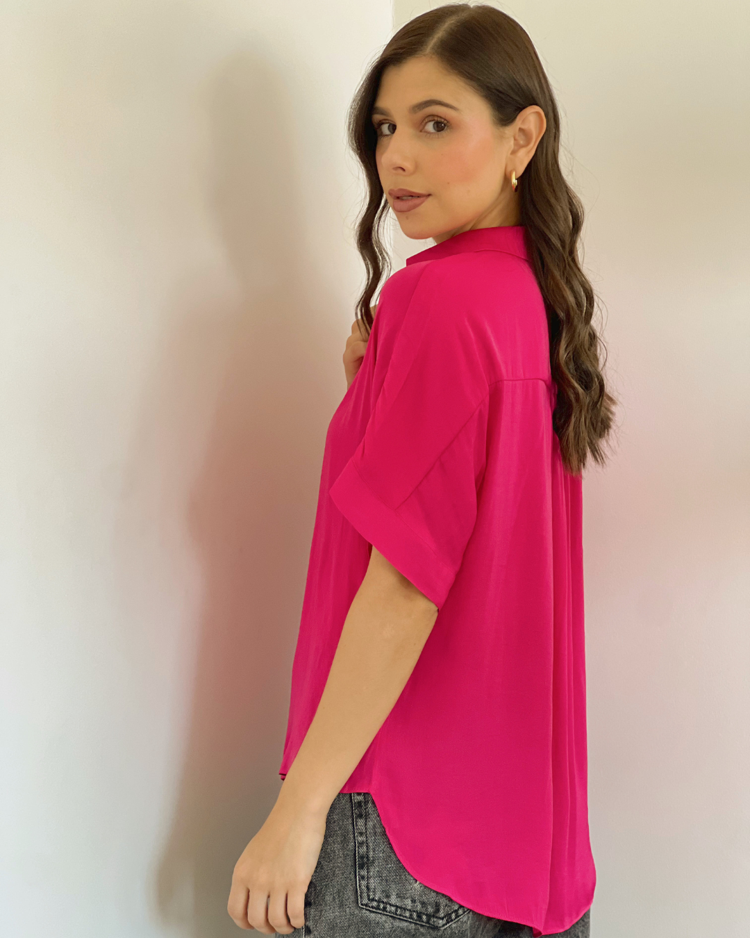 BLUSA PRIMIA NASSER FUCSIA