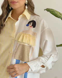 CAMISA PRIMIA T.121 AMARILLO