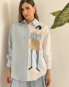 CAMISA PRIMIA T.121 AZUL