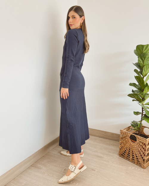 VESTIDO PRIMIA Vestido SANDRO AZUL