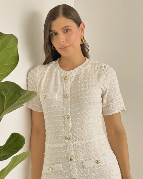 VESTIDO PRIMIA OSAKA BLANCO