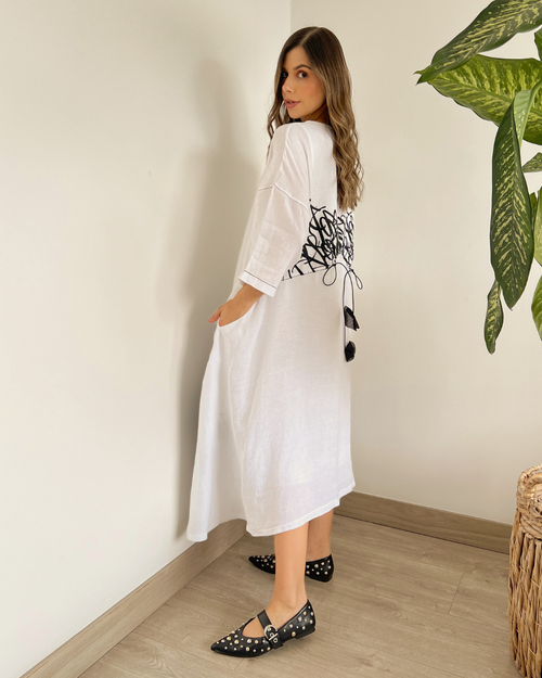 VESTIDO PRIMIA T.117 BLANCO