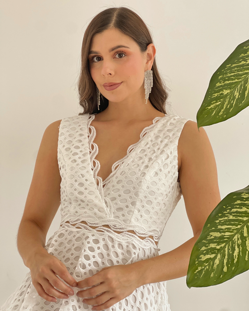 VESTIDO PRIMIA T.143 BLANCO
